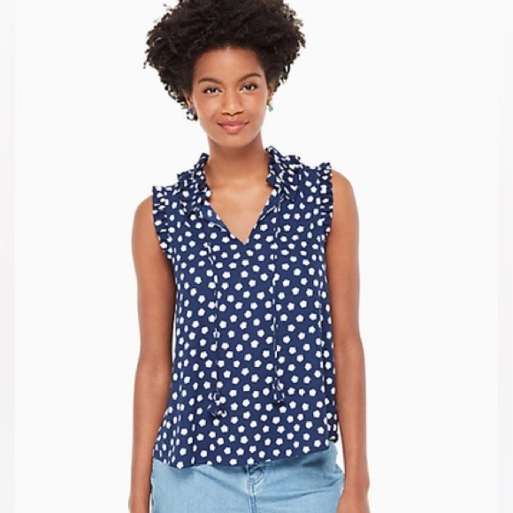 Kate Spade CALIFORNIA DREAMING silk shell